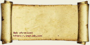 Isidora Karamarković vizit kartica